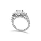 Ashley Schenkein Jewelry - Emerald And Trapezoid Diamond Engagement Ring