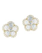 Jarin K Jewelry - Floral Lace Clip Earrings