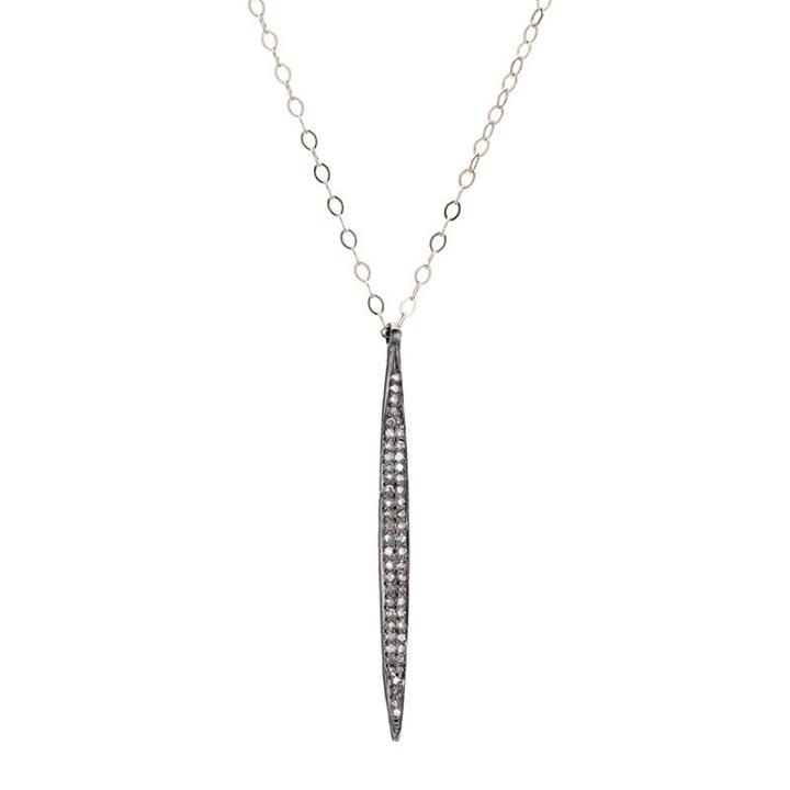 Teri Jon - Brooklyn Diamond Spear Necklace