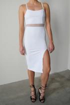 Donna Mizani - Midi Cami Slit Dress