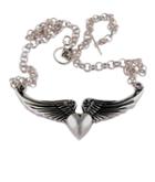 Femme Metale Jewelry - Wings O Luv Necklace