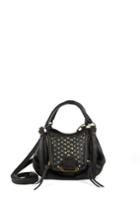 Kooba - Mini Jonnie In Black W/ Gold Studs