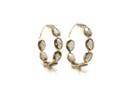 Tresor Collection - Smoky Quartz Hoop Earring In 18k Rose Gold 9906180433