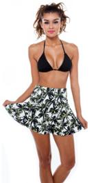 Nicolita Swimwear - Dark Palm Rumba Skirt Cover Up