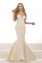 Janique - Rhinestone Embellished Mermaid Long Evening Gown W1680