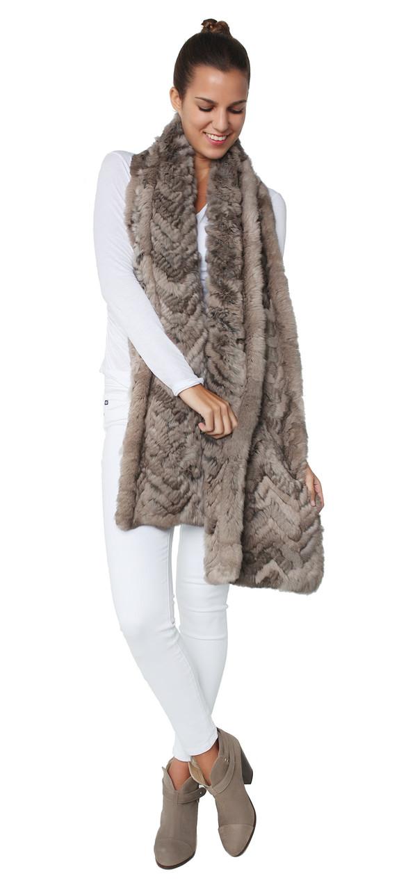 Camille Scarf Grey Smoke