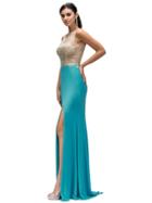 Dancing Queen - Jaw-dropping Sheer Embellished Straight Dress 9353