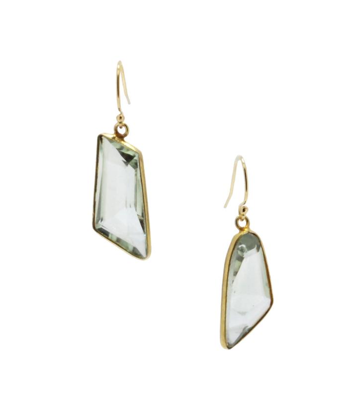 Lori Kaplan Jewelry - Green Amethyst Chunky Earring