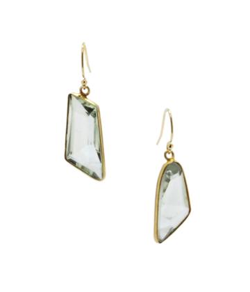 Lori Kaplan Jewelry - Green Amethyst Chunky Earring