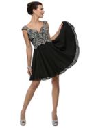 Dancing Queen - Embellished Sweetheart A-line Cocktail Dress 9160