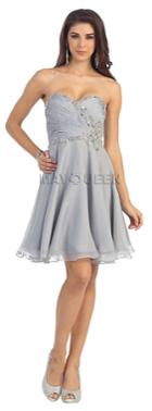Captivating Bejeweled Ruched Sweetheart Short A-line Dress