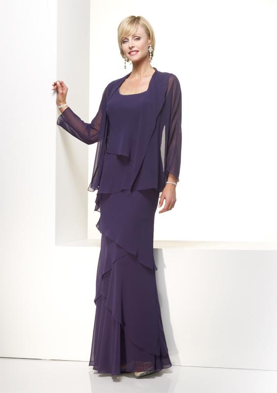 Alyce Paris Mother Of The Bride - 29292 Dress In Eggplant