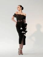 Nicole Bakti - 597 Off-shoulder Peplum Cocktail Dress