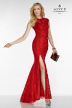 Alyce Paris Black Label - 5777 Dress In Red