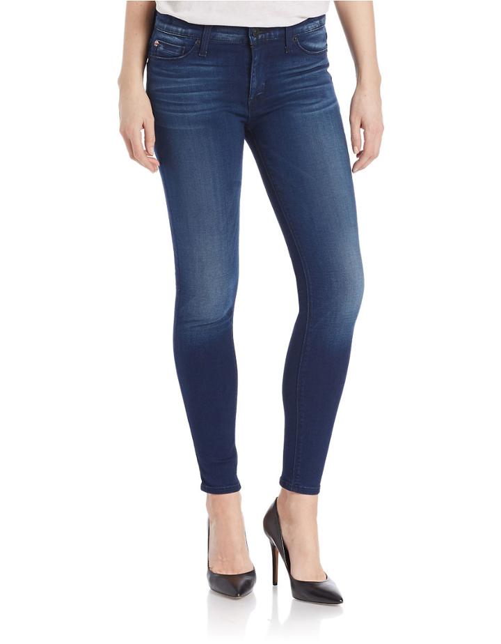 Hudson Jeans - Wma407dpj Nico Midrise Ankle Super Skinny In Contrary (dark Blue)