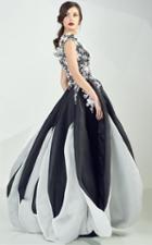 Mnm Couture - Off Shoulder Floral Ballgown G0664