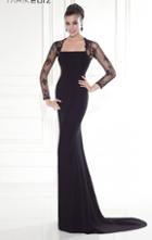 Tarik Ediz - Lace Sleeved Gown 92543