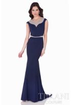 Terani Evening - Sleeveless Embellished Dã©colletage Evening Gown 1622e1588