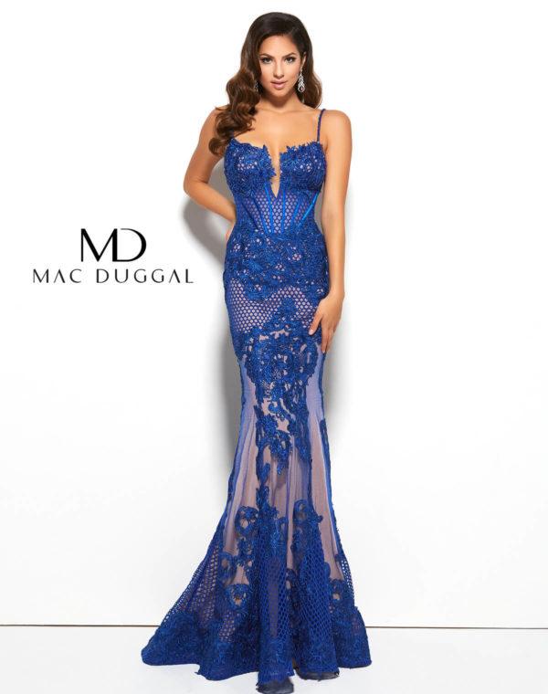Mac Duggal - Black White Red Style 78999r