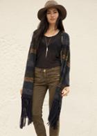 Goddis - Bella Baby Alpaca Scarf W Fringe In Carbon Copy