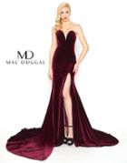 Mac Duggal - 12079r Plunging Strapless Evening Gown