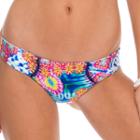 Luli Fama - Beautiful Mess Curve Stitched Reversible Moderate Bottom In Multi-color (l513361)