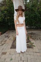 Tysa - Wrap Skirt In Off White