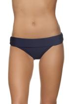 Helen Jon - Fold-over Hipster In Navy