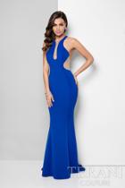Terani Prom - Artsy Beaded Illusion Mermaid Gown 1712p2486