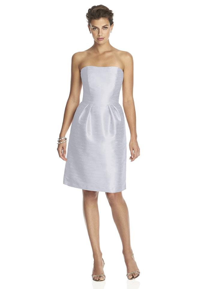 Alfred Sung - D614 Bridesmaid Dress In Dove
