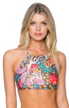 Swim Systems - Gypsy Hi-neck Bikini Top C627wood
