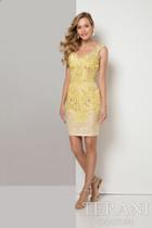 Terani Evening - Stunning Sleeveless Open Back Short Dress 1713c3103