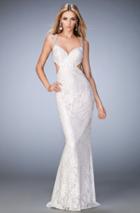 La Femme - 22740 Shimmering Lace Evening Gown