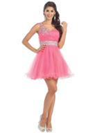 May Queen - Asymmetrical Shirred Bodice A-line Dress