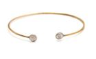 Tresor Collection - 18k Rose Gold Lente Bangle With Diamond