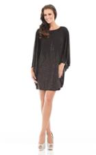 Johnathan Kayne - 7078 Sequined A-line Dress With Long Sleeves