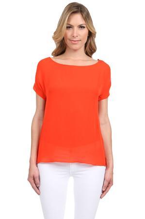 Parker Racer Back Top In Flame