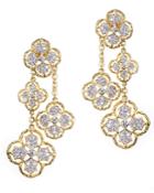Jarin K Jewelry - Large Fringed Clover Earrings