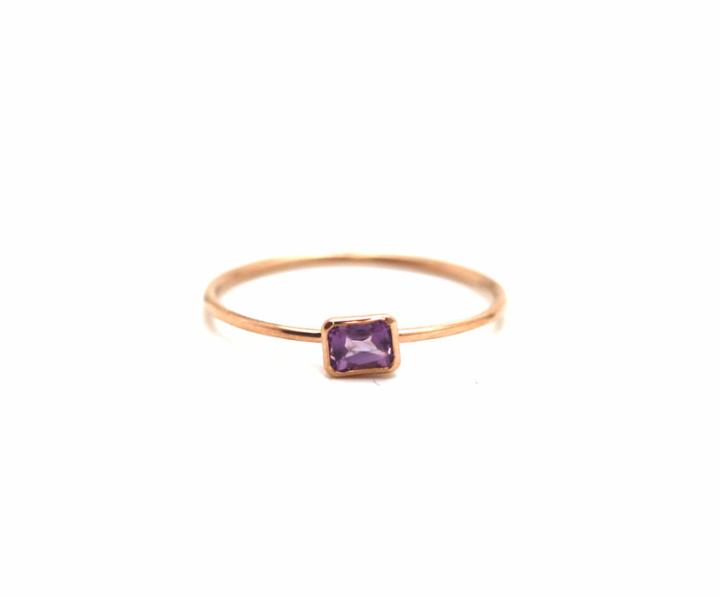 Tresor Collection - Pink Sapphire Ring In 18k Rose Gold