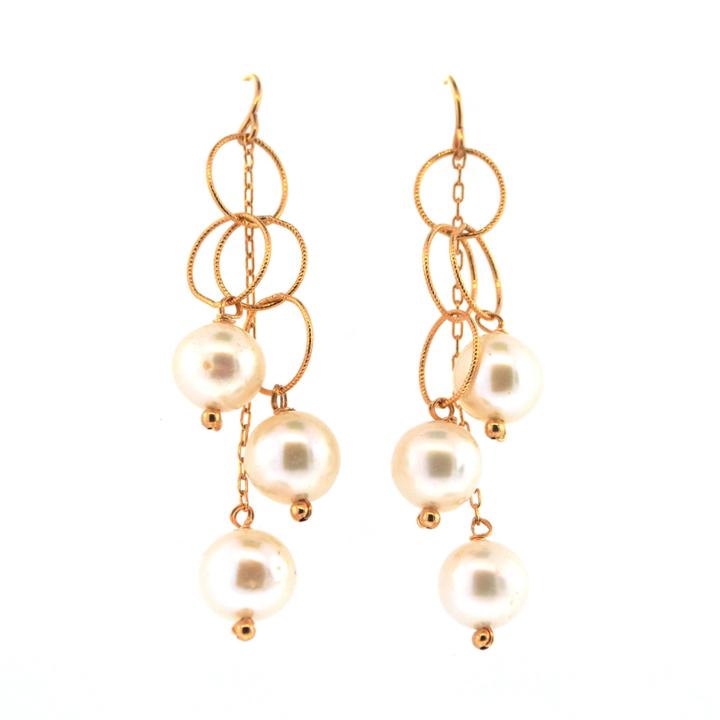 Mabel Chong - Twist Link Cascade Earrings