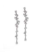 Cz By Kenneth Jay Lane - Cluster Drop Earrings