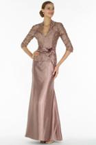 Alyce Paris - 29143 Quarter Sleeve Lace Evening Dress
