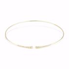 Margaret Elizabeth - Diamond Open Collar Necklace