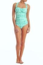 Helen Jon - Convertible Retro Tankini - Tulum Emerald