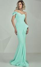 Mnm Couture - Off Shoulder Mermaid Gown G0696