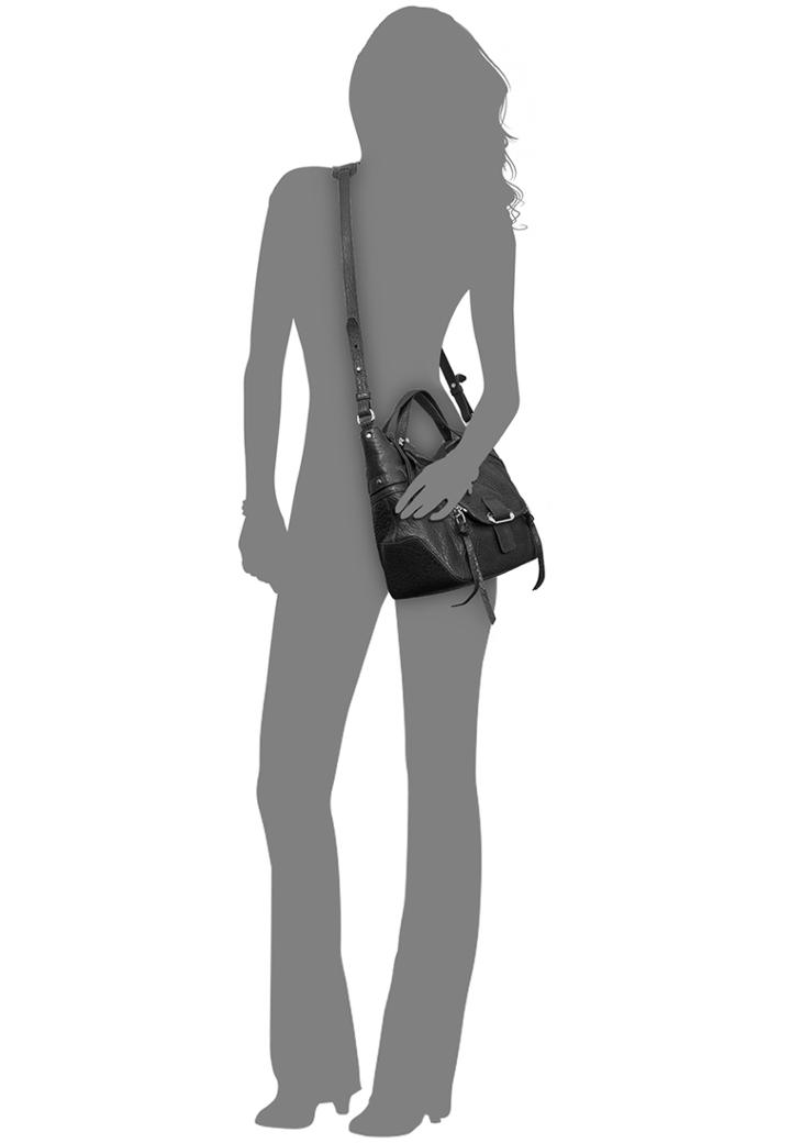 Kooba - Gwenyth Satchel In Black Bubble