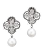 Jarin K Jewelry - Classic Clover And Pearl Clip Earrings