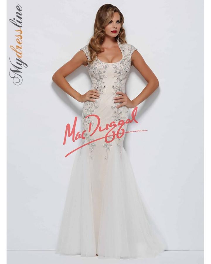 Mac Duggal - 82393 In Ivory/nude