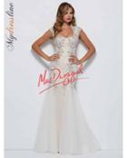Mac Duggal - 82393 In Ivory/nude