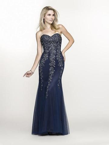 Bg Haute - G3107 Dress In Navy